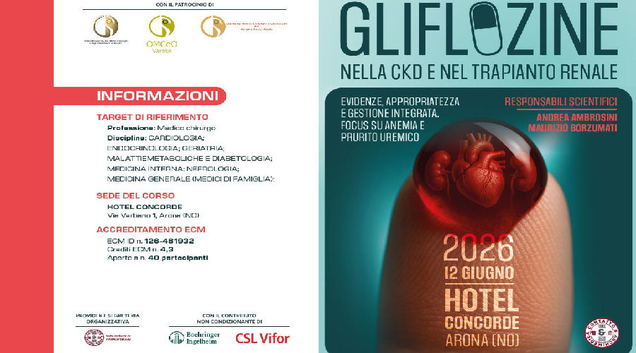 Clicca per accedere all'articolo Le Gliflozine nella CKD e nel Trapianto Renale