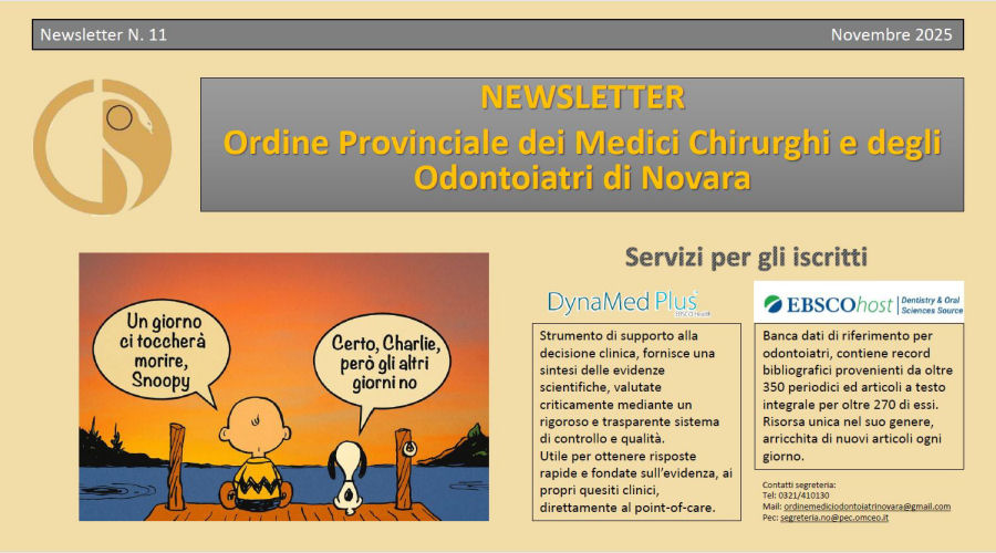 Clicca per accedere all'articolo Newsletter N. 11  2025