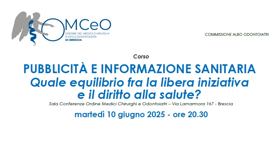 Clicca per accedere all'articolo PUBBLICITÀ E INFORMAZIONE SANITARIA Quale equilibrio fra la libera iniziativa e il diritto alla salute?