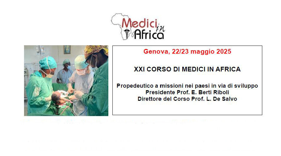 Clicca per accedere all'articolo XXI Corso di Medici in Africa