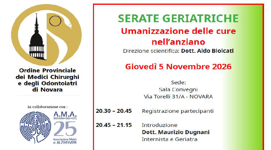 Clicca per accedere all'articolo SERATE GERIATRICHE
