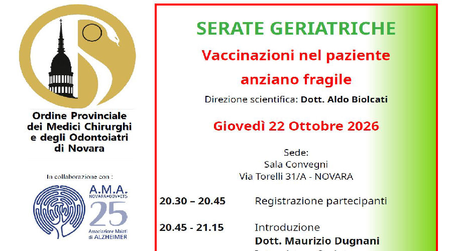 Clicca per accedere all'articolo SERATE GERIATRICHE