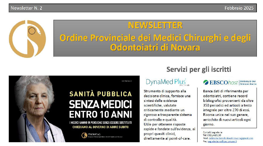 Clicca per accedere all'articolo Newsletter N. 2 2025