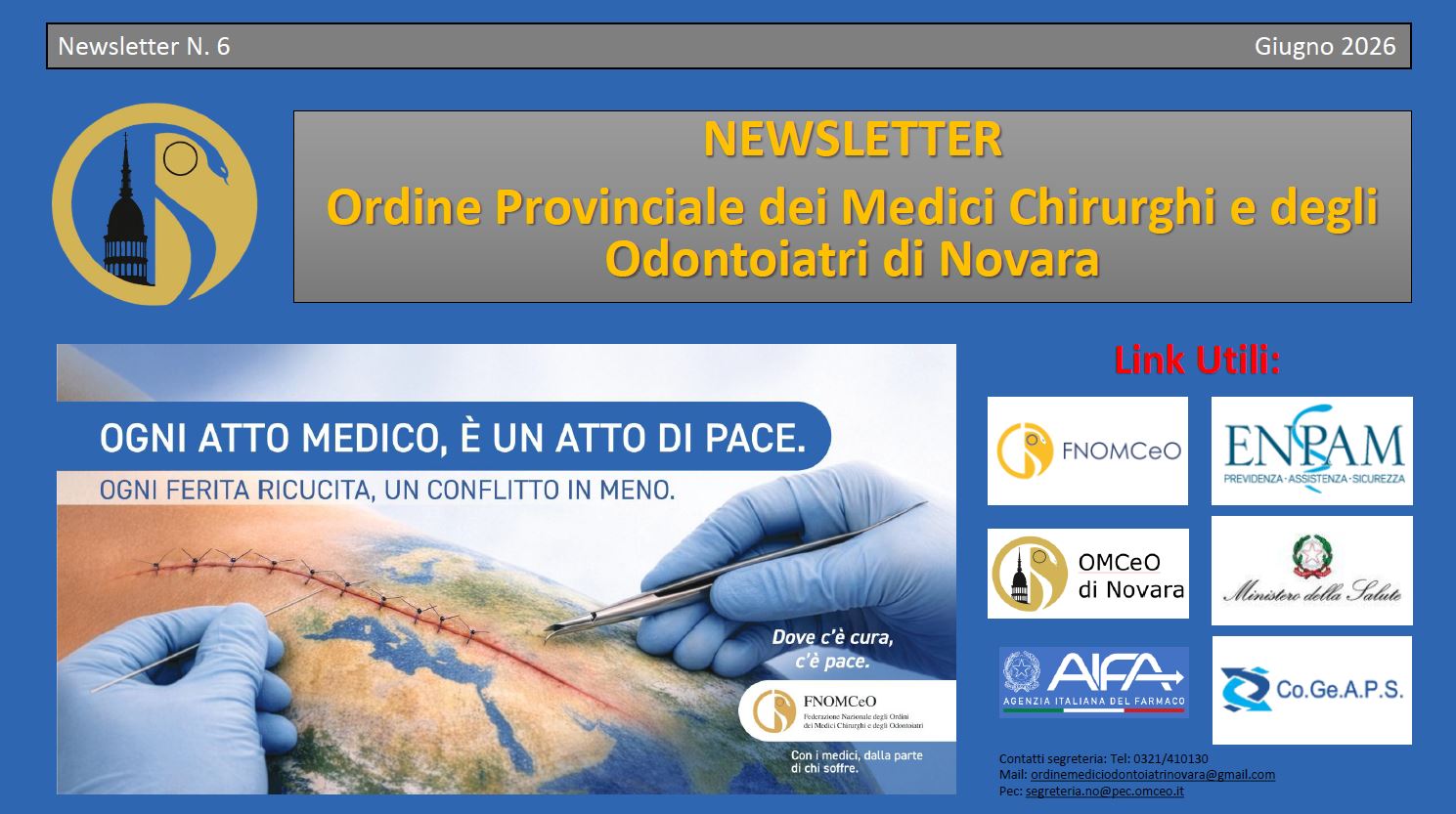 Clicca per accedere all'articolo Newsletter N. 6  2026